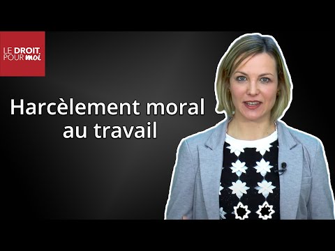 Vidéo: Abus Moral Au Travail