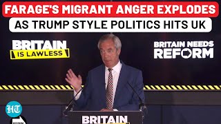 Watch Explosive Nigel Farage's Demands As Migrant Hotel Drama Hits Britain, Reform UK Rips Starmer