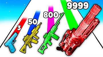 MAX LEVEL FIREPOWER! - Gun Run 2048 Part 2