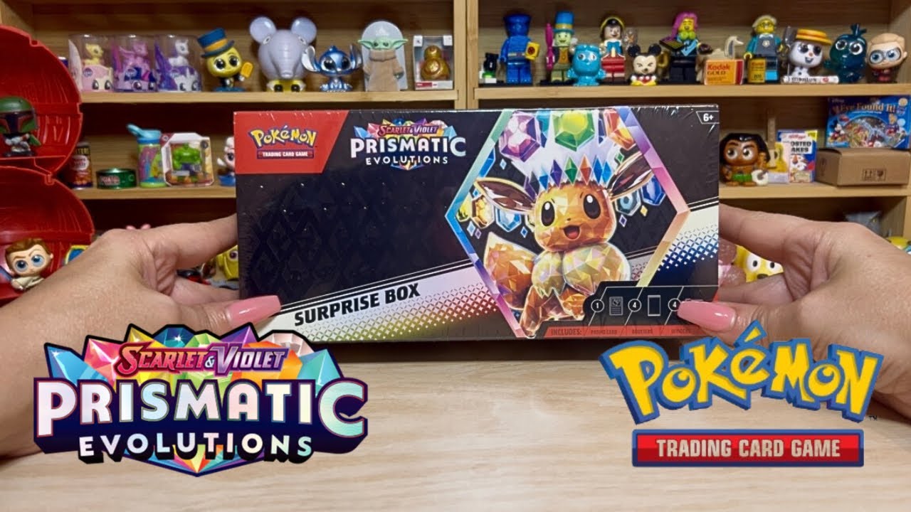 ASMR OPENING POKEMON SCARLET & VIOLET PRISMATIC EVOLUTIONS SURPRISE BOX UNBOXING | What’s Inside?!