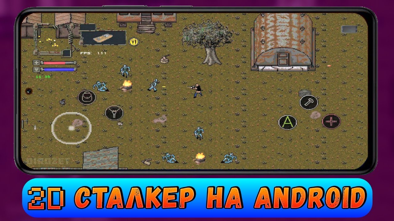 Обзор на 2D СТАЛКЕР на Android | Anomalous ZONE