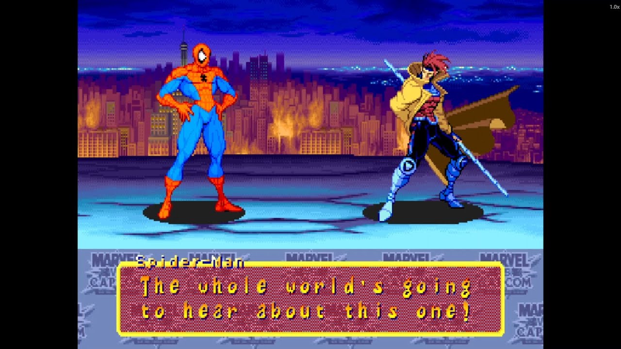 SPIDER-MAN & GAMBIT — Webs and Cards of Chaos! | Marvel vs Capcom: Clash of Super Heroes