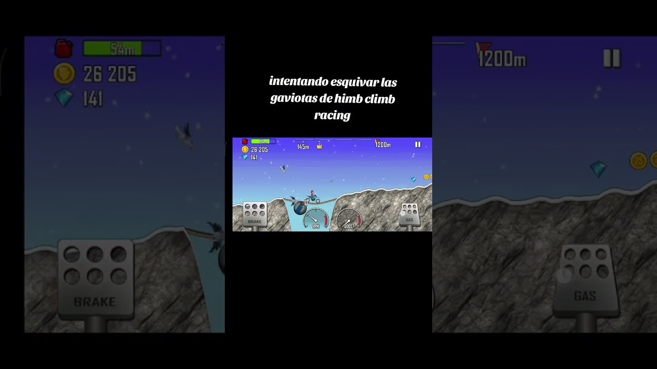 Intentando esquivar las gaviotas de Himb climb racing 