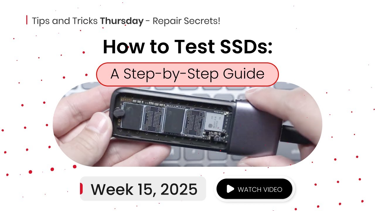 How to Properly Test SSDs for Health & Functionality - YouTube