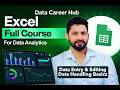 Learn Google Sheets Basics | Data Entry Basics | Protect Sheet