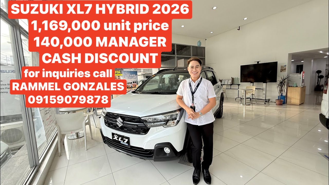 Suzuki XL7 2026 black edition hybrid two tone savanna ivory color. 