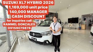 Suzuki Xl7 2026 Black Edition Hybrid Two Tone Savanna Ivory Color.