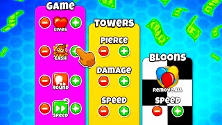 HACKER vs HACKER  Using GOD MODE in  BTD 6!