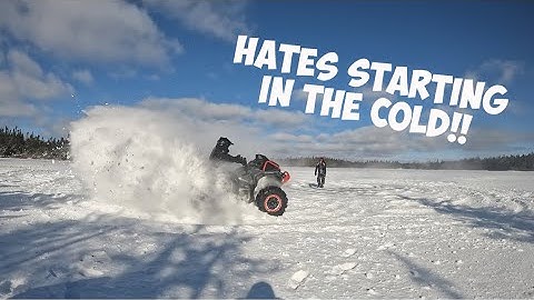 Ripping Frozen Ponds on the 2025 Can-Am Outlander XMR 1000s! ❄️🔥 (Cold Start Issues?!)
