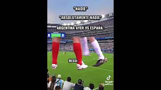 Argentina VS España #futbol#mundial