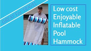 4-In-1 Monterey Pool Floats & Water Hammock - Great For Travel