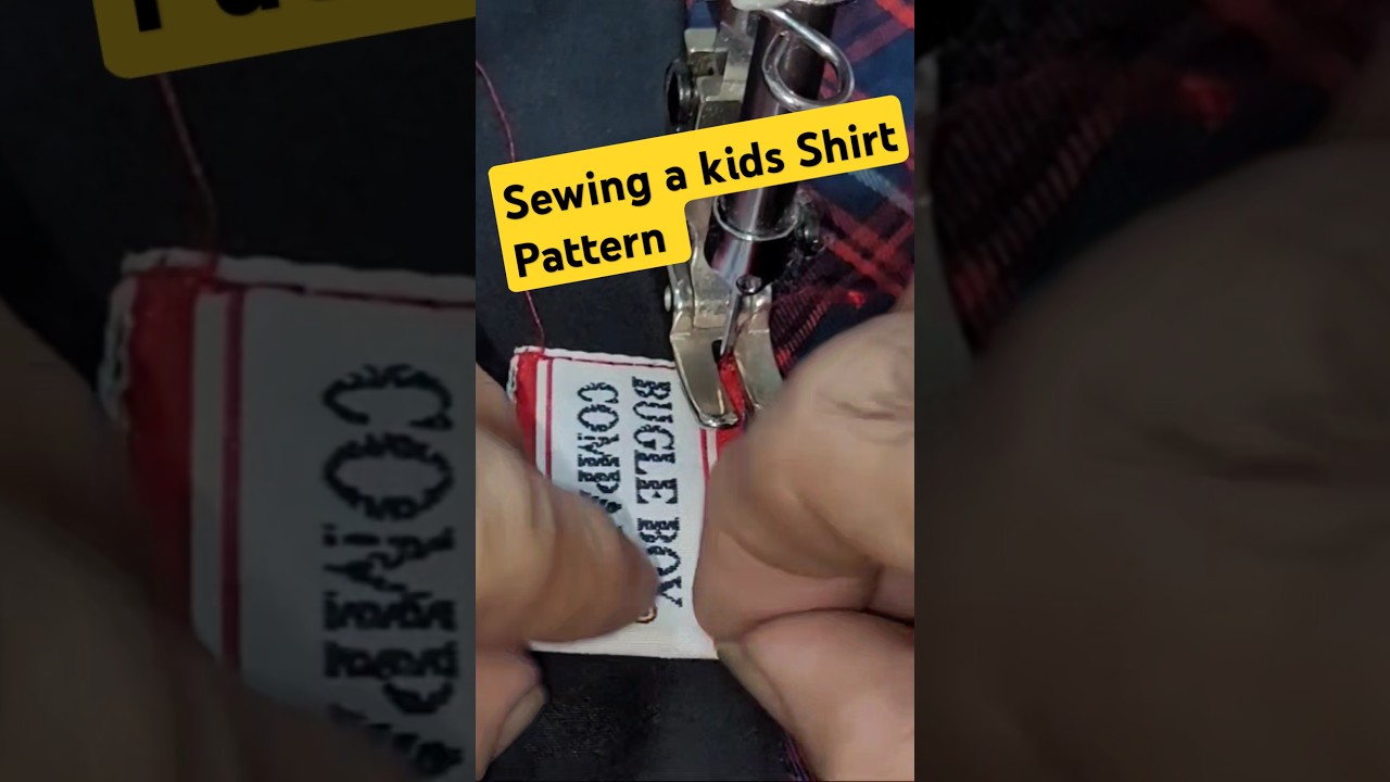Sew like a Ready-made Shirt for kids 