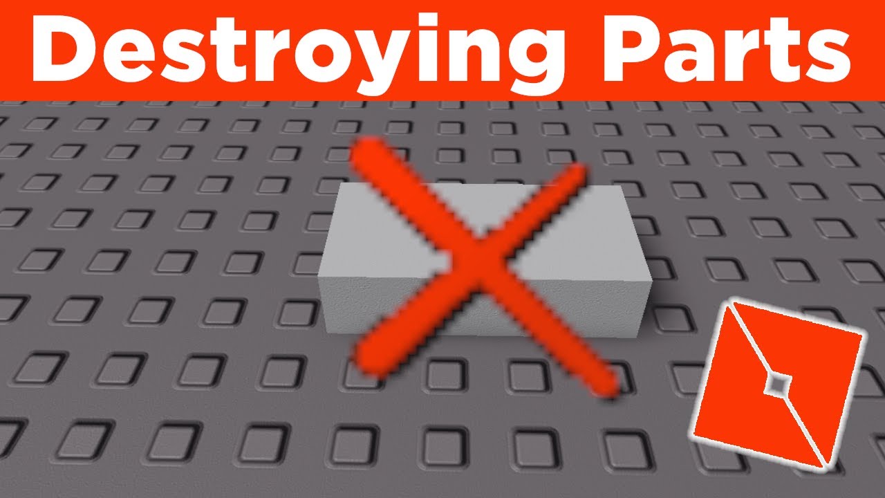 Destroy Parts With Scripts In Roblox Studio Youtube - how to use destroy in roblox studio