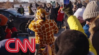 CNN Documentary on Absurdist Activism featuring The Giraffe Robby Roadsteamer