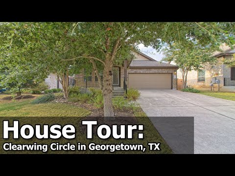 1128 Clearwing Circle, Georgetown, TX home video tour