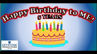 Happy Birthday to ME! 5 Years on YouTube