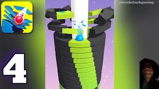 Stack Ball - Gameplay Walkthrough Part 4 Stack Ball io Platform Crash - Android Gameplay screenshot 5