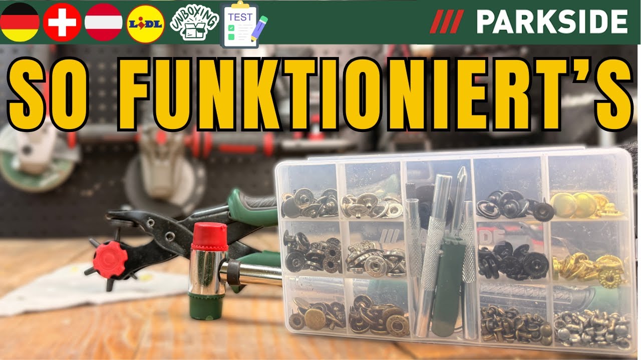 LONCHZANGEN-DRUCKKNOPF-SET DEUTSCHLAND DEUTSCH  SWITZERLAND  AUSTRIA LIDL