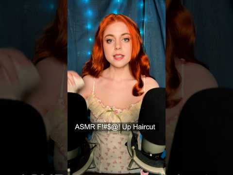 ASMR EXTREMELY Bad Haircut  #asmrvideos #asmrroleplay