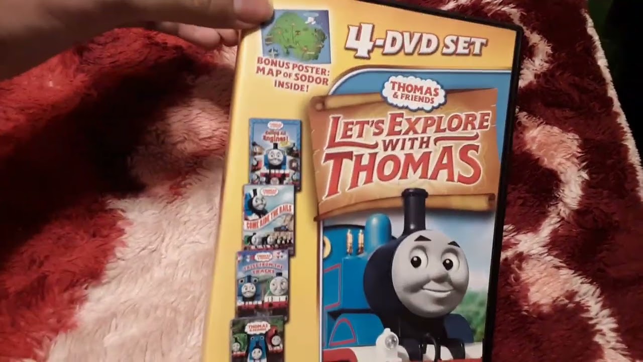 A Thomas 4-DVD set that I got it at Toys R Us back in December