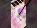 ✏️ Abstract purple and pink sketchbook painting