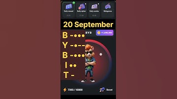20 September Hamster Kombat Daily Cipher Code Today #hamsterkombat #ciphercodes