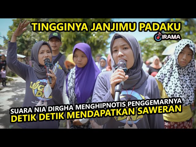 KETIKA NIA DIRGHA MENGHIPNOTIS PENGGEMARNYA DI JALANAN LEWAT LAGU JANJI BERSAMA IRAMA DOPANG class=