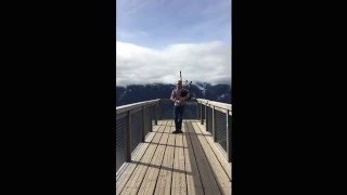 Flowers Of The Forest Played By Piper In The Burg On The Chief Viewing Platform, Sea To Sky Gondola