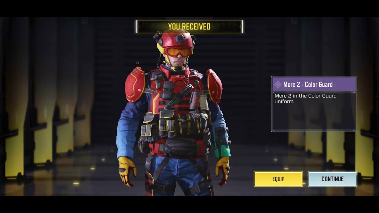 Codm Color:red Character I Just One This New Character in CODM - YouTube