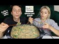 CREAMY CHICKEN GNOCCHI SOUP! recipe and mukbang| Collin's vegan story