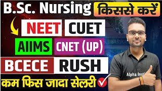 B.sc Nursing कसस कर Cuet Aiims Neet Cnet Up Bcece Rush Bsc Nursing Ki Taiyari