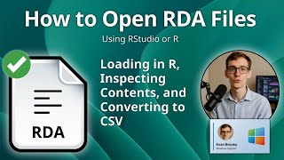 RDA Files: How to Load and Export R Data Files
