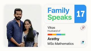 17 I Vikas husband of Arathy I MSc Mathematics I Learnwise Family Speaks I Kerala's No.1 IGNOU