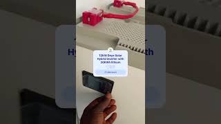 12KW Hybrid Deye inverter with 30KWh lithium ion battery backup system #deye #solar #viralvideo