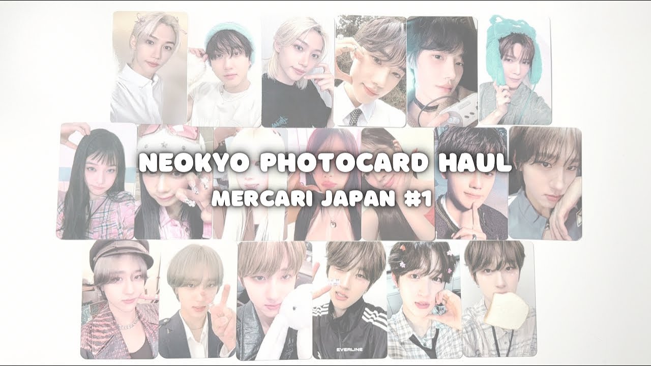 Neokyo photocard haul! #1 ft. straykids , drippin, aespa , zb1 & more!