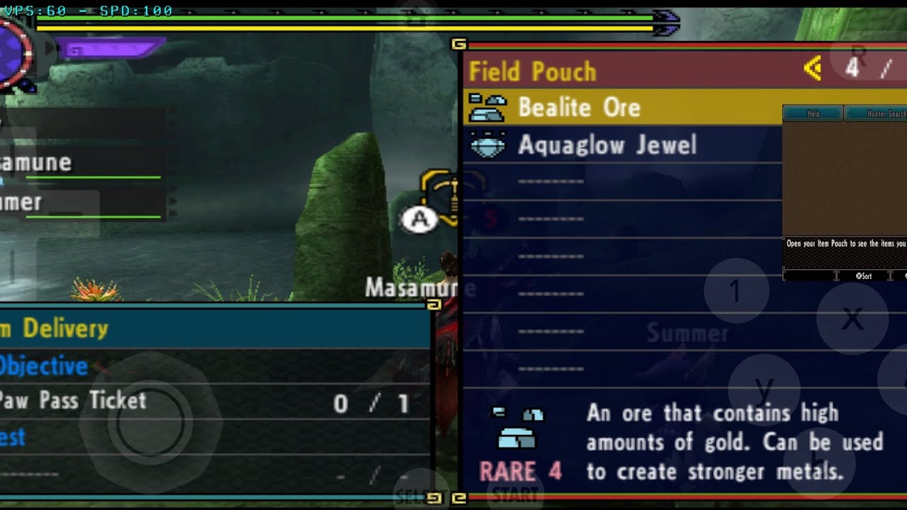 Monster Hunter XX how to get bealite ore