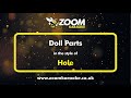 Hole  doll parts  karaoke version from zoom karaoke