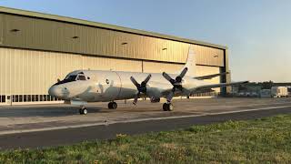 Lockheed P-3C Orion 6001 German Navy Taxiing For A Test Flight After Engine Change At Nordholz Ndz