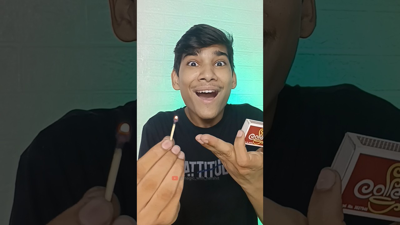 Best Matchstick Magic Trick REVEALED 🤯💯😲 \\ 
