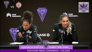 Veronica Burton, Gabby Williams Postgame - Valkyries Vs Sun Wnba 5.25.2026