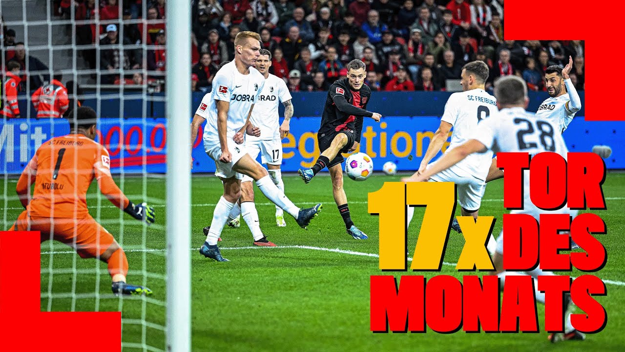 Tor des Monats | Best of Bayer 04: Von Florian Wirtz über Schnix & Berbatov bis Bernd Schuster