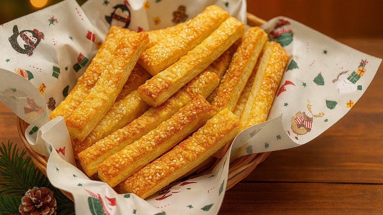 Egyszerű sajtos rudak - Adventi receptek 13. 🎄⭐ @O&T konyhája