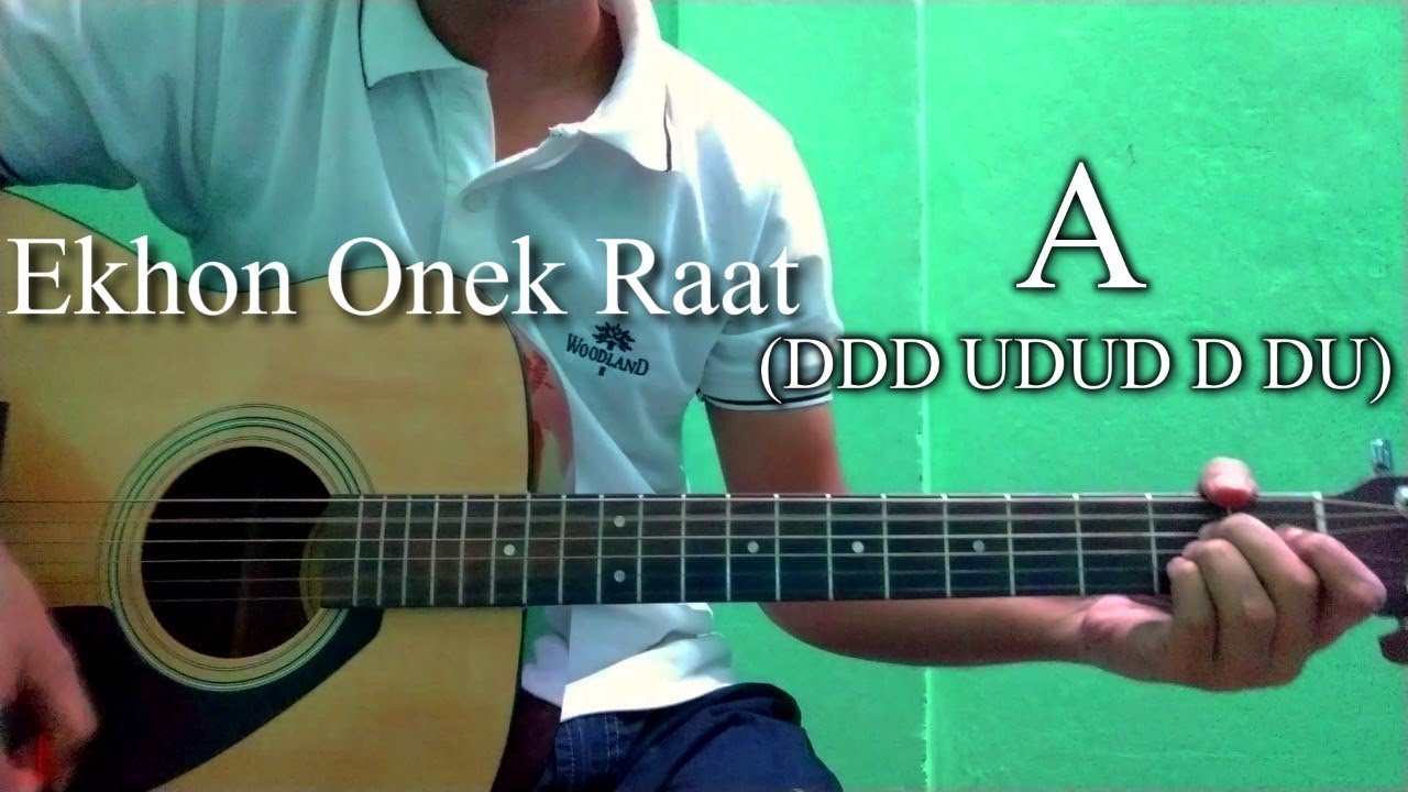 Ekhon onek raat guitar chords