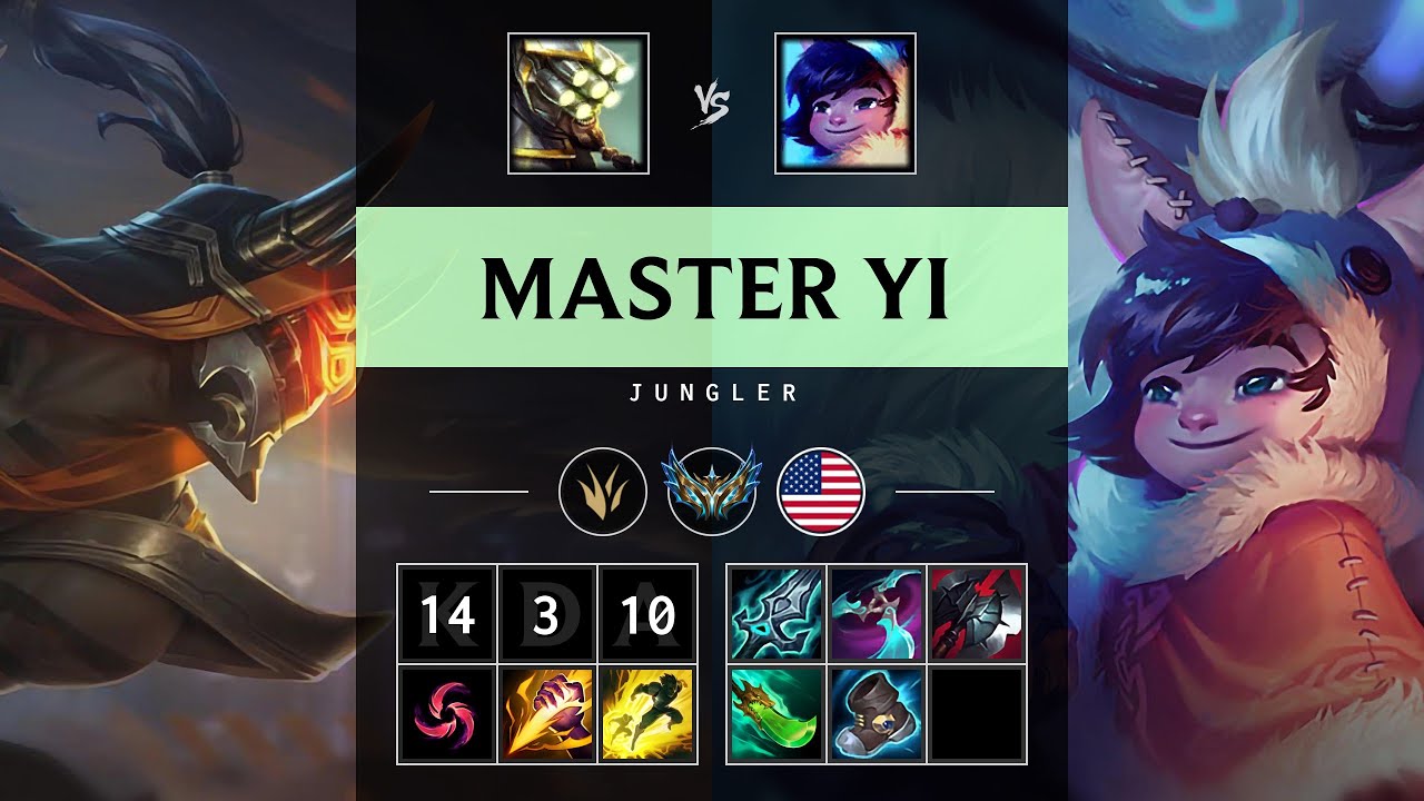 Master Yi Jungle vs Nunu & Willump: Legendary - NA Challenger Patch 14.17