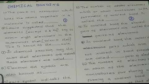 K.TET Category 3 Physical Science|Chemical Bonding|Mock Eaxm|Part 1|KTET previous Year question