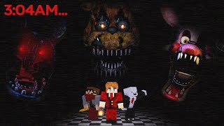 Download Lagu We Survived Overnight At FNAF 2 In Minecraft... MP3