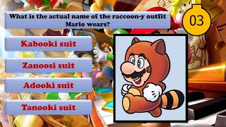 The Super Mario Quiz Trivia - Are You a Mario Expert? The Ultimate Super mario Quiz Trivia #mario