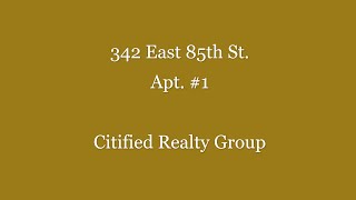 342 E 85th #1