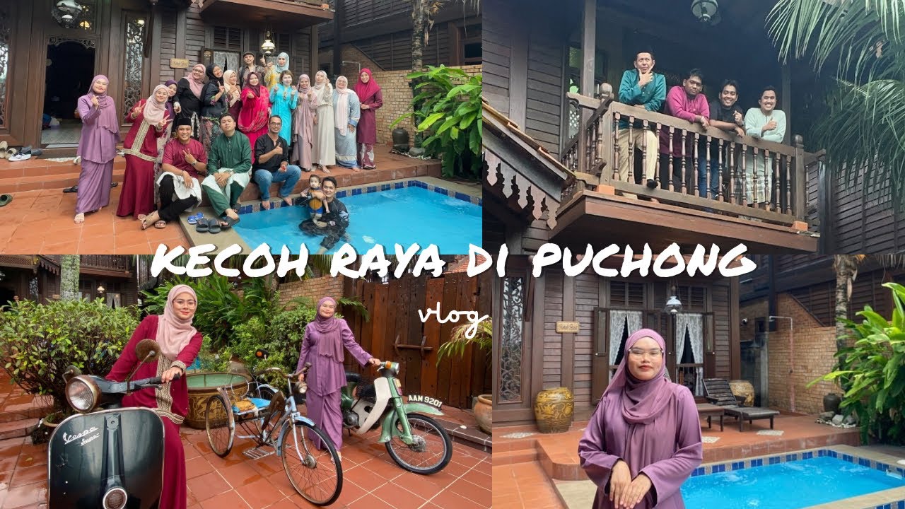 KECOH RAYA DENGAN GENG MASUK AIR💦