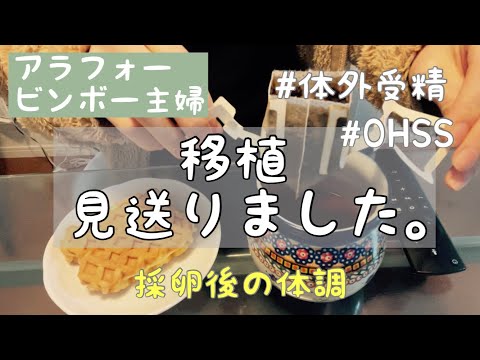 【妊活】採卵後の体調　次の胚移植